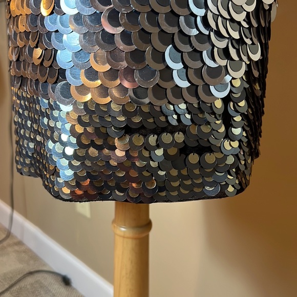 NWT - Parker Metallic disc mini dress. Size S. - Picture 12 of 17